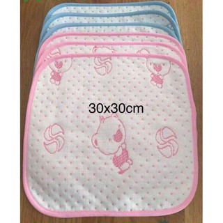 Lót Chống Thấm Cho Bé 💖FREESHIP💖 Lót Thay Bỉm Trẻ Sơ Sinh 4 Lớp Siêu Mềm Kích Thước 30 x 30cm TE28