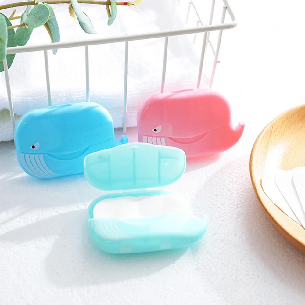 OCEANMAP Hộp 50 Miếng Xà Phòng Giấy Handmade Có Mùi Thơm Tiện Dụng