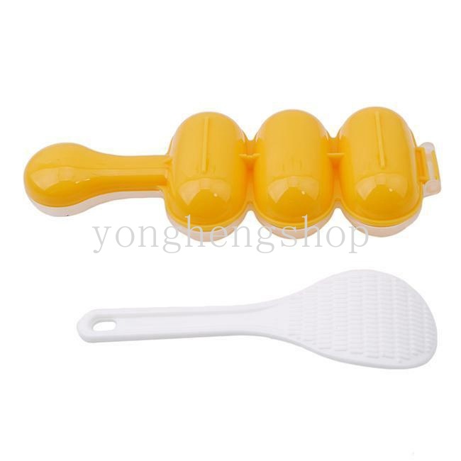 Khuôn Làm Cơm Nắm Hình Tròn Kèm Muỗng