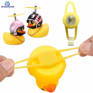 Đèn nháy kèm chuông gắn xe đạp thiết kế dạng vịt dễ thương