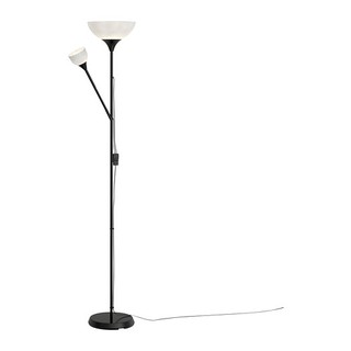 Đèn cây 2 nhánh màu đen NOT - IKEA