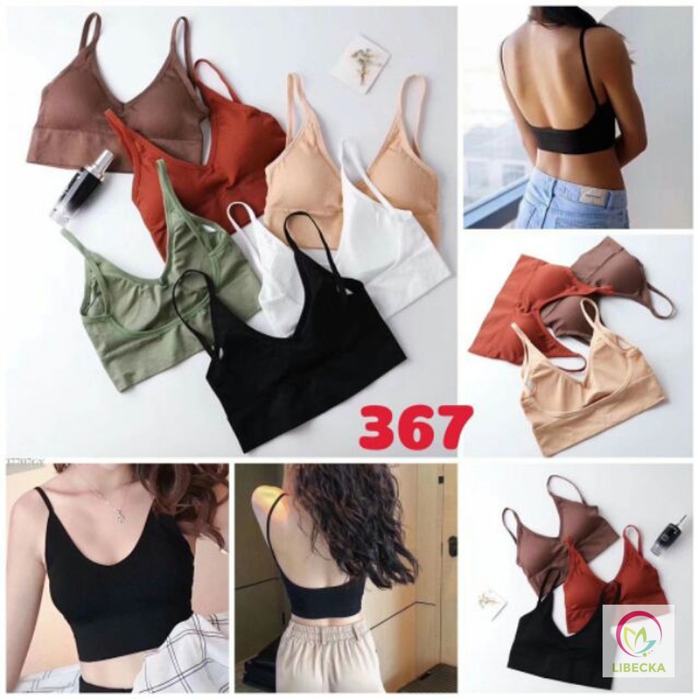 Áo bra nữ áobra len gân tăm đẹp 2 dây khoét lưng chữ U thông thoáng mát Sexy gợi cảm giá rẻ LIBECKA AL01 | BigBuy360 - bigbuy360.vn