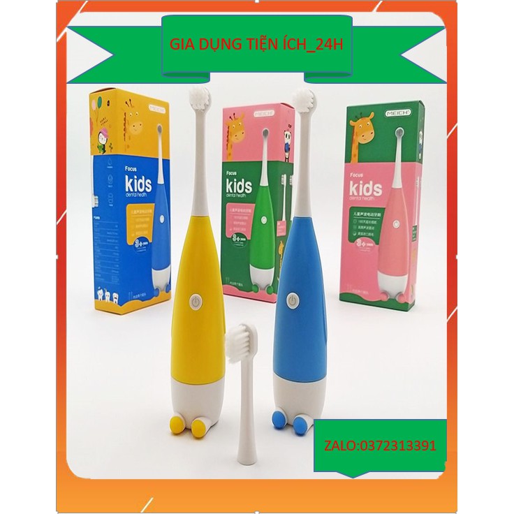 Bàn chải đánh răng tự động cho bé