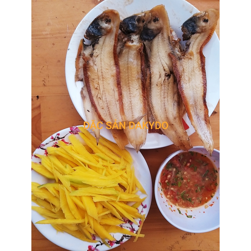 Khô cá lưỡi trâu 500g, thương hiệu đặc sản Dakydo , ăn là ghiền.