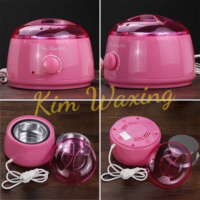 (BH 6 tháng) Nồi nấu sáp wax lông Pro Wax 100 kèm 100g sáp viên Full 6 | BigBuy360 - bigbuy360.vn