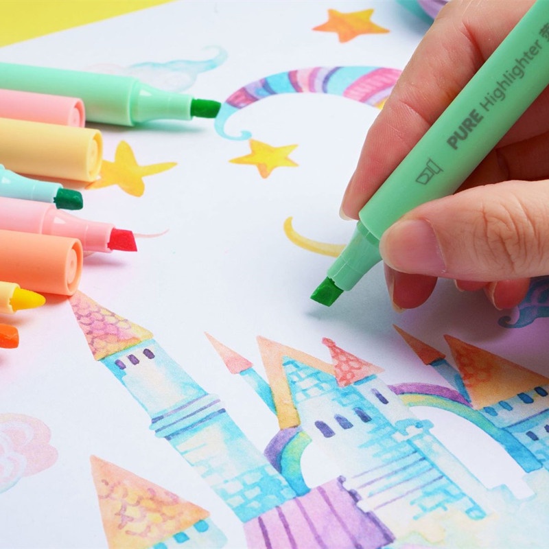 Set 6 bút Ruixiang màu sắc xinh xắn dùng để vẽ graffiti