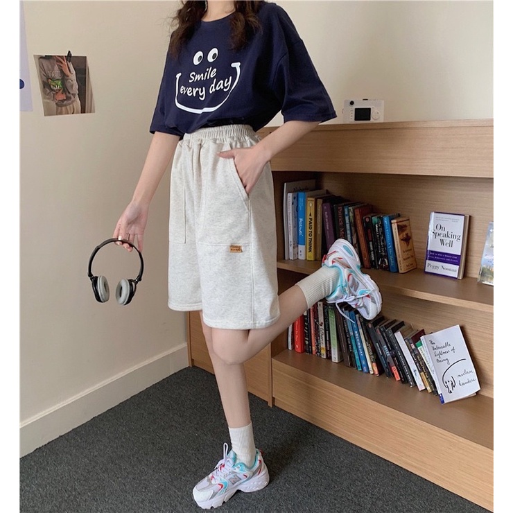 Quần short đùi unisex nam nữ,M7(08)quần đùi unisex nam nữ phong from rộng