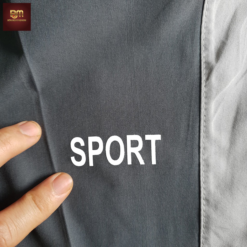 Quần Short nam thể thao chất gió mềm mại phối màu thời trang, mã QS333 | BigBuy360 - bigbuy360.vn