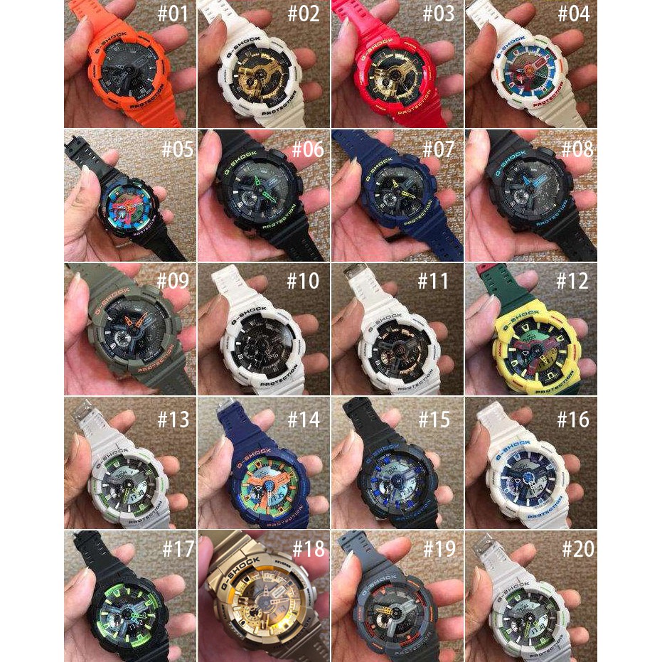 VUFs  loveHot sale augoriginal GA G-Shock ga110 wrist watch men digital sports watches green2022