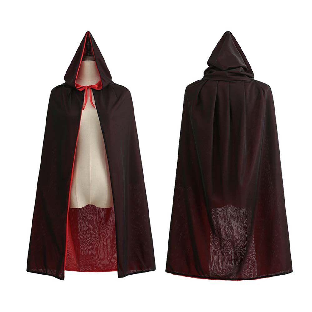 Áo Choàng Phù Thủy Một Lớp Hóa Trang Halloween Đáng Sợ Cho Người Lớn Và Trẻ Em