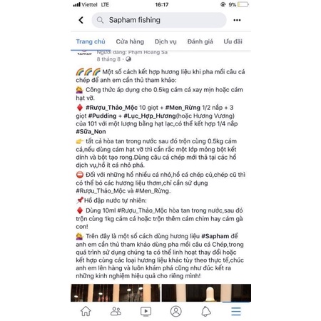 Hương Liệu:Dụ Chép Lục Hương