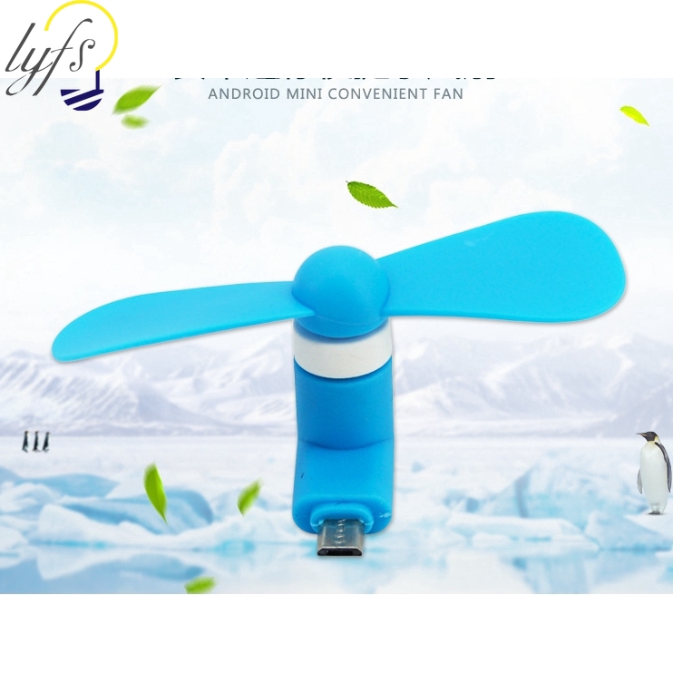 Quạt USB Mini Linh Hoạt Di Động Cho Điện Thoại Android