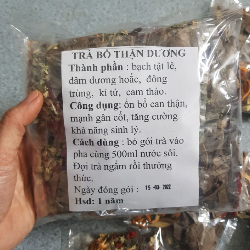 Set 10 gói trà bổ thận dương mix sẵn , bổ thận. mạnh gân cốt