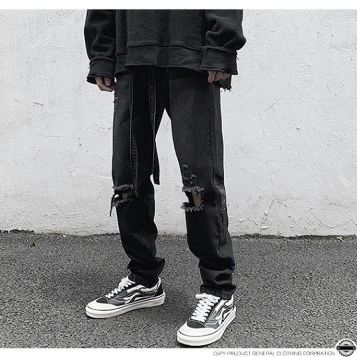 Free Ship Quần Jean Baggy nam rách gối, quần jean nam dây đai  phong cách street style cá tính dành cho GenZ | BigBuy360 - bigbuy360.vn