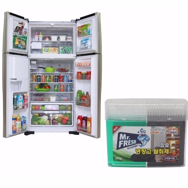 (KHỬ MÙI TỦ LẠNH) Bộ 2 Hộp gel khử khuẩn khử mùi tủ lạnh cao cấp Mr Fresh Hàn Quốc 300g