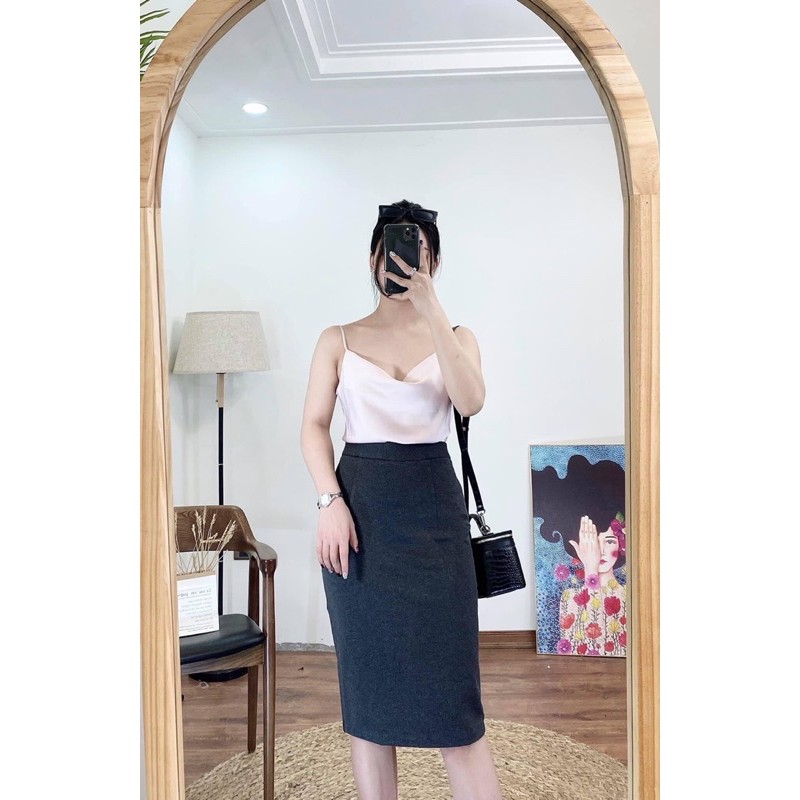 Chân váy đen umi co dãn công sở 5 xuất dư Zarza hàng xuất xịn chất umi co dãn mềm đẹp lắm | BigBuy360 - bigbuy360.vn