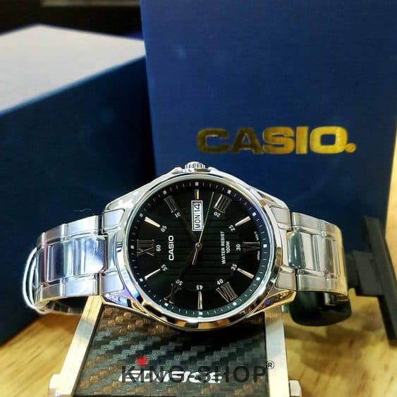Đồng hồ nam Casio Standard thể thao, điện tử giá rẻ - Dây bằng thép không gỉ, chống nước 10ATM (MTP-1384D-1AVDF)