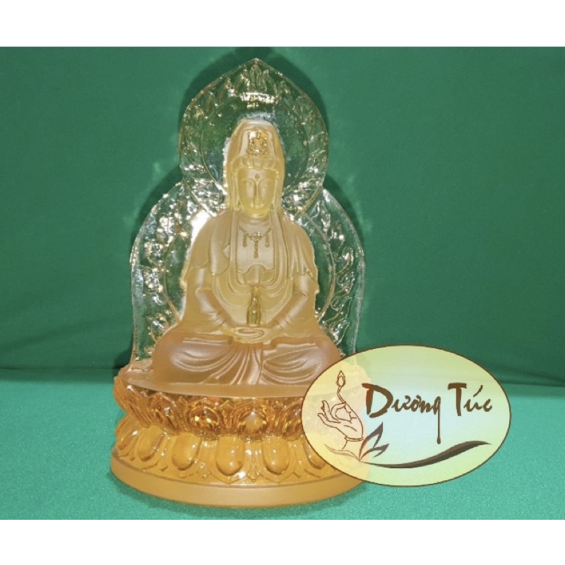 Tượng Quan Âm Đá Lưu Ly (nhiều màu, nhiều size)