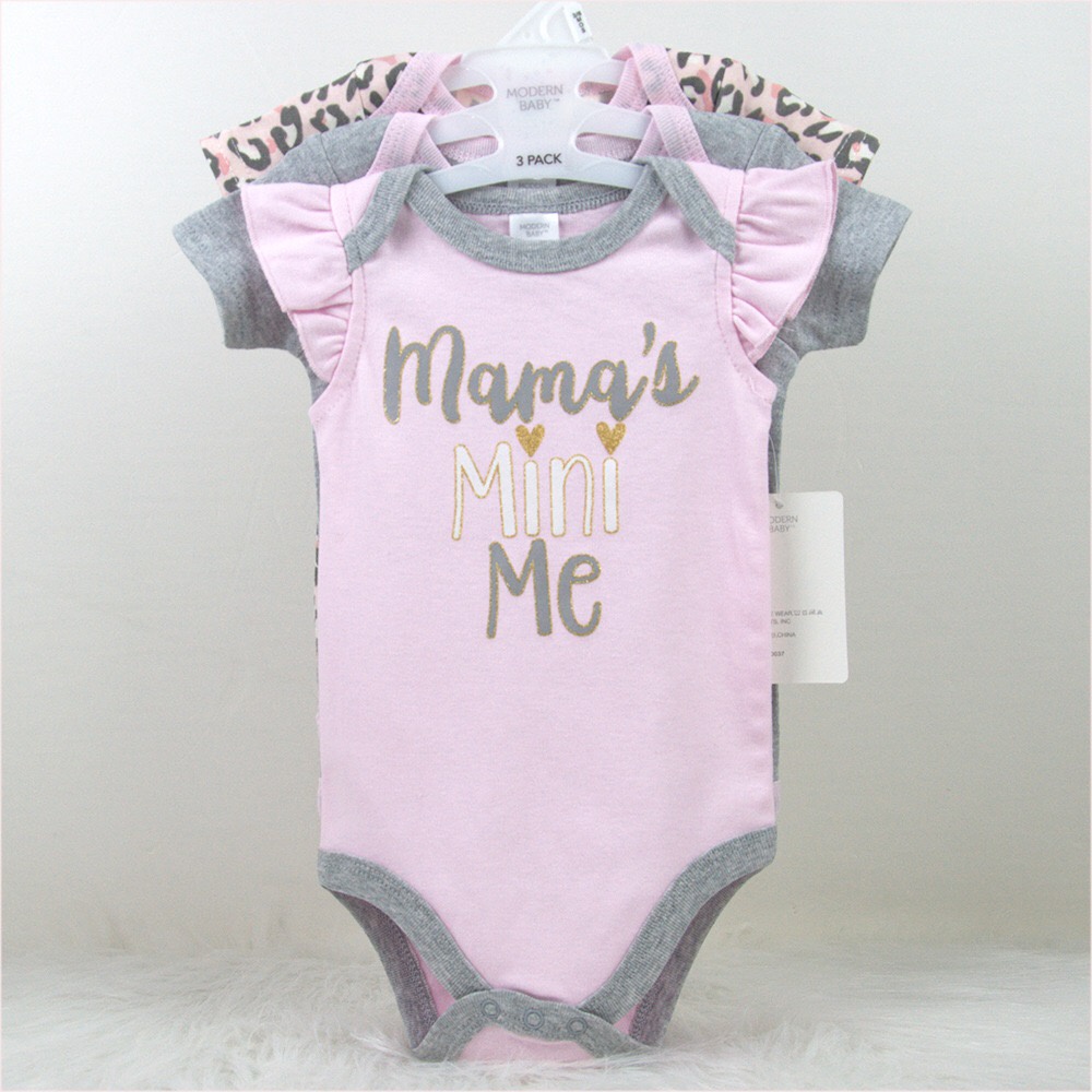 Sét 3 body bé gái Mama Mini mềm mát