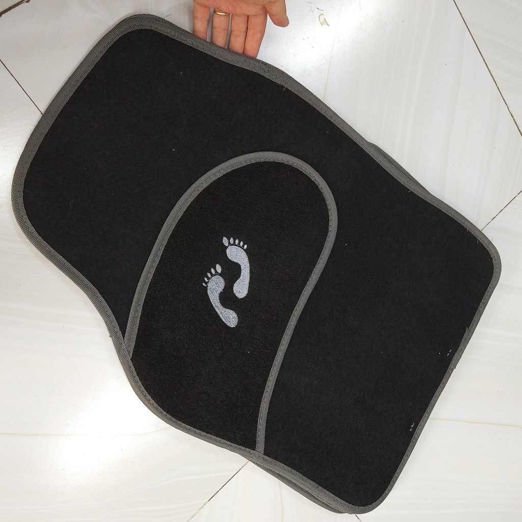 Thảm lót sàn ô tô 4-5 chỗ bằng nỉ dùng được  hầu hết các xe  - HÀNG CHUẨN - CỰC ĐẸP