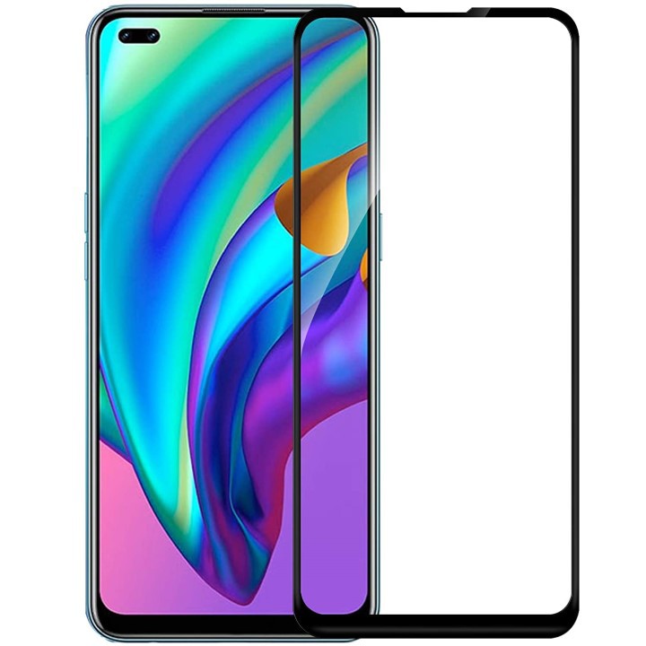 Kính cường lực Oppo A93 Full màn hình / Chống nhìn trộm / Chống vân tay / Không viền màu