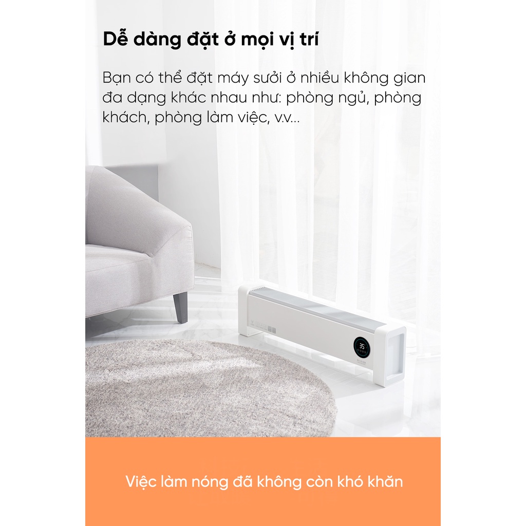 Máy sưởi điện chân tường Viomi VXTJ02