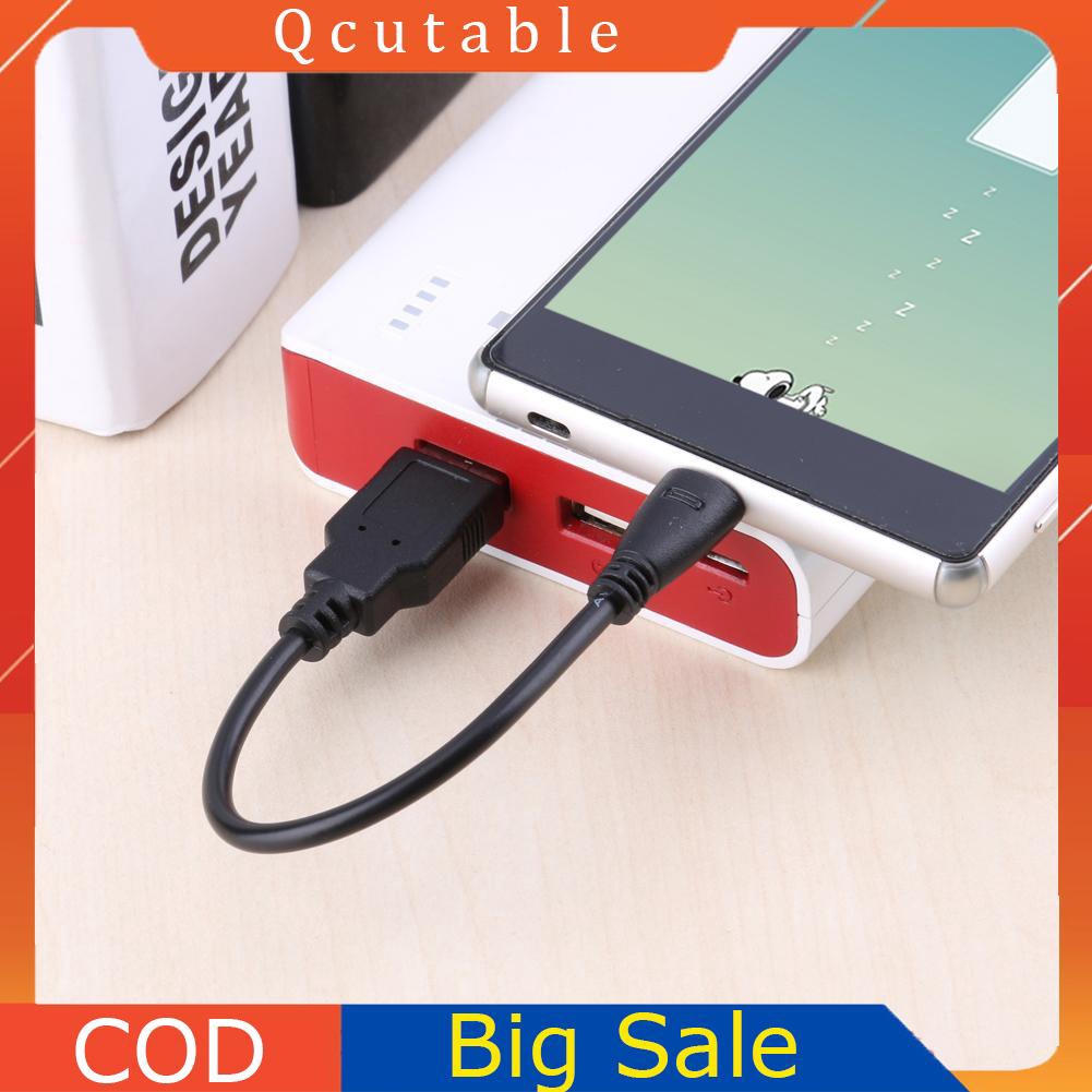Dây cáp dữ liệu Micro USB dài 10cm kiểu dáng dễ thương dành cho điện thoại thông minh