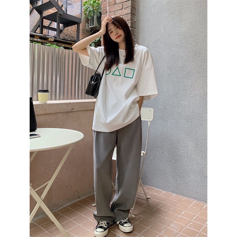 Áo phông hình vuông tròn tam giác TT11