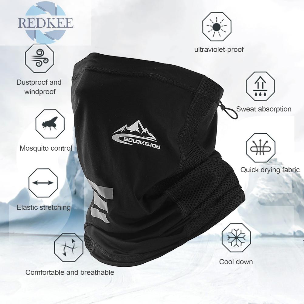 Khăn ống che mặt và cổ chống tia UV chất liệu lụa lạnh