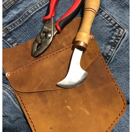 Túi da bò phụ kiện