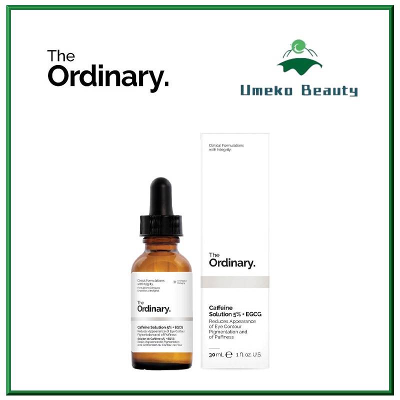 Tinh chất The Ordinary Caffeine Solution 5%+EGCG 30ml Giảm Quầng Thâm Và Bọng Mắt Hiệu Quả Tinh chất dưỡng mắt