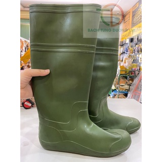 Ủng nhựa cấy xanh rêu tgp-018 chính hãng, ủng làm vườn, đi ruộng, đi rừng,...