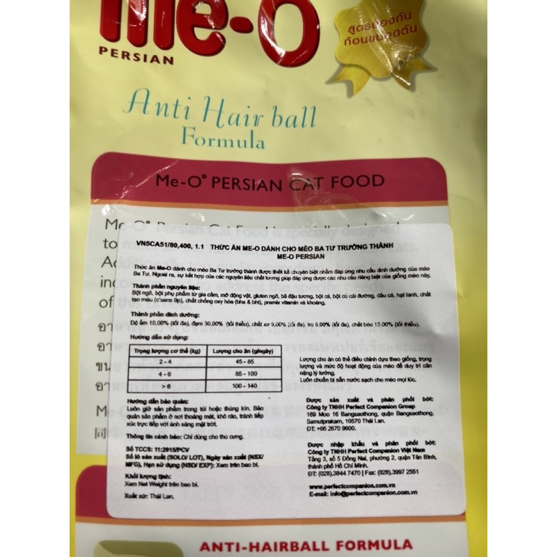 Thức ăn dành cho Mèo lông dài
