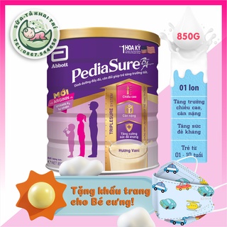 Sữa bột tăng trưởng Abbott Pediasure hương Vani - lon 850g - Date 2023