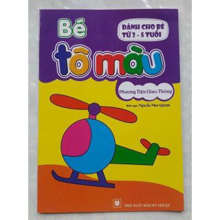Set 10 quyển vở tập tô cho bé(10 chủ đề)
