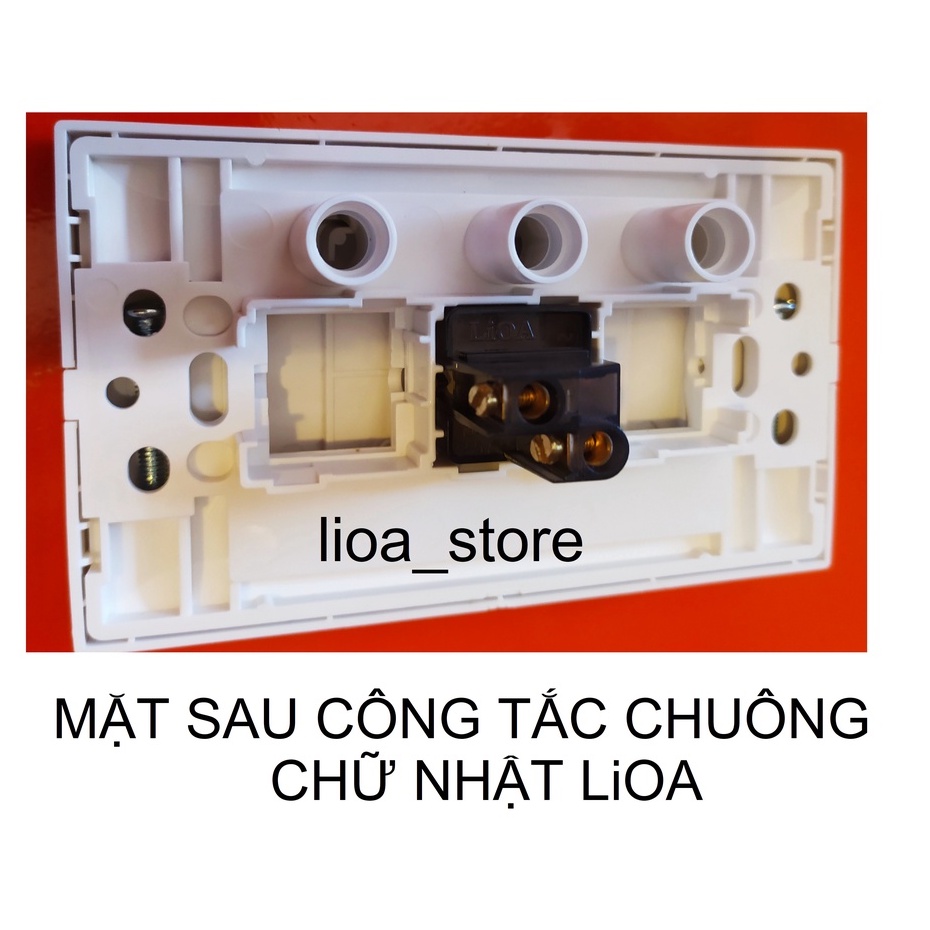 CÔNG TẮC CHUÔNG LiOA MẶT CHỮ NHẬT.
