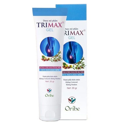 Combo Gel bôi trĩ Trimax Và Viên Uống Trimax Hỗ Trợ Ngăn Ngừa Các Triệu Chứng Của Trĩ Giúp Co Búi Trĩ Trimax