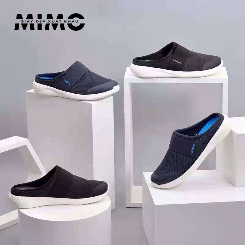 Giày Lười Nam Mesh Mule Literide Siêu Êm Mềm Nhẹ, Hàng Xuất Xịn Full Box