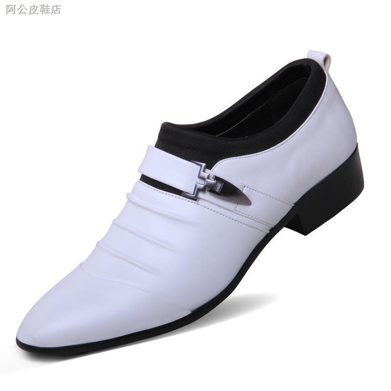 Giày tây màu trắng kiểu dáng thanh lịch thời trang công sở dành cho nam