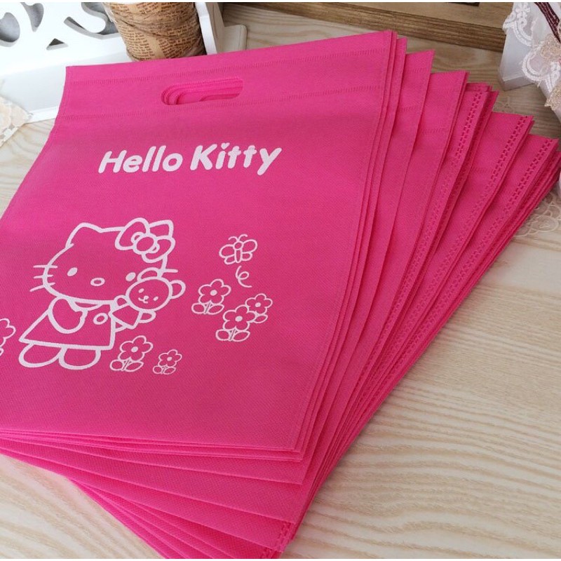 Túi vải không dệt Hello Kitty