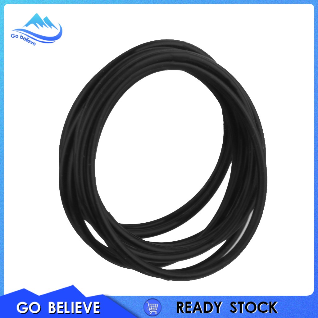 Set 20 Dây Buộc Tóc Silicone Co Giãn Màu Đen