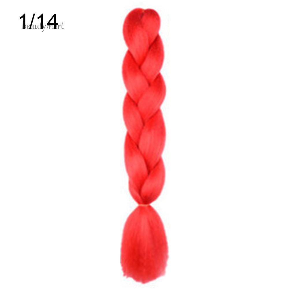 [Hàng mới về] Tóc giả nối dài dạng sợi tổng hợp nhuộm màu Ombre