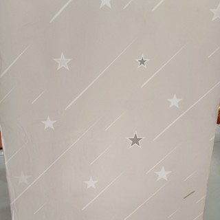 1 mét decal giấy dán tường sao băng xám nhạt khổ 45cm keo sẵn bóc dán