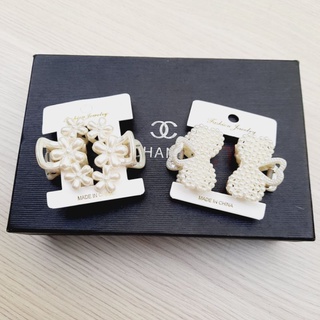 Kẹp tóc đính hạt siêu xinh (kẹp nữa tóc 4-4.5cm)