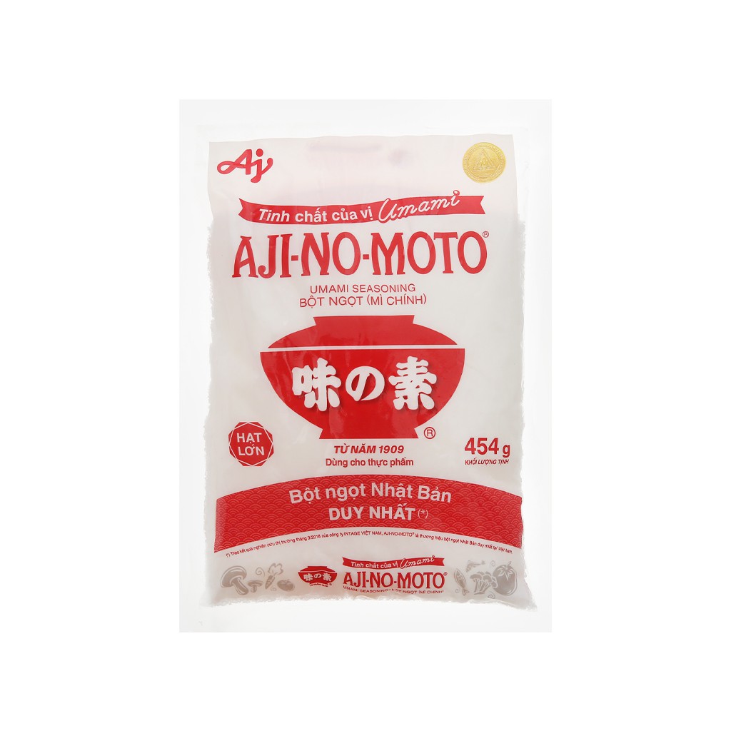 Bột ngọt mì chính Ajinomoto gói 454g - Hạt lớn