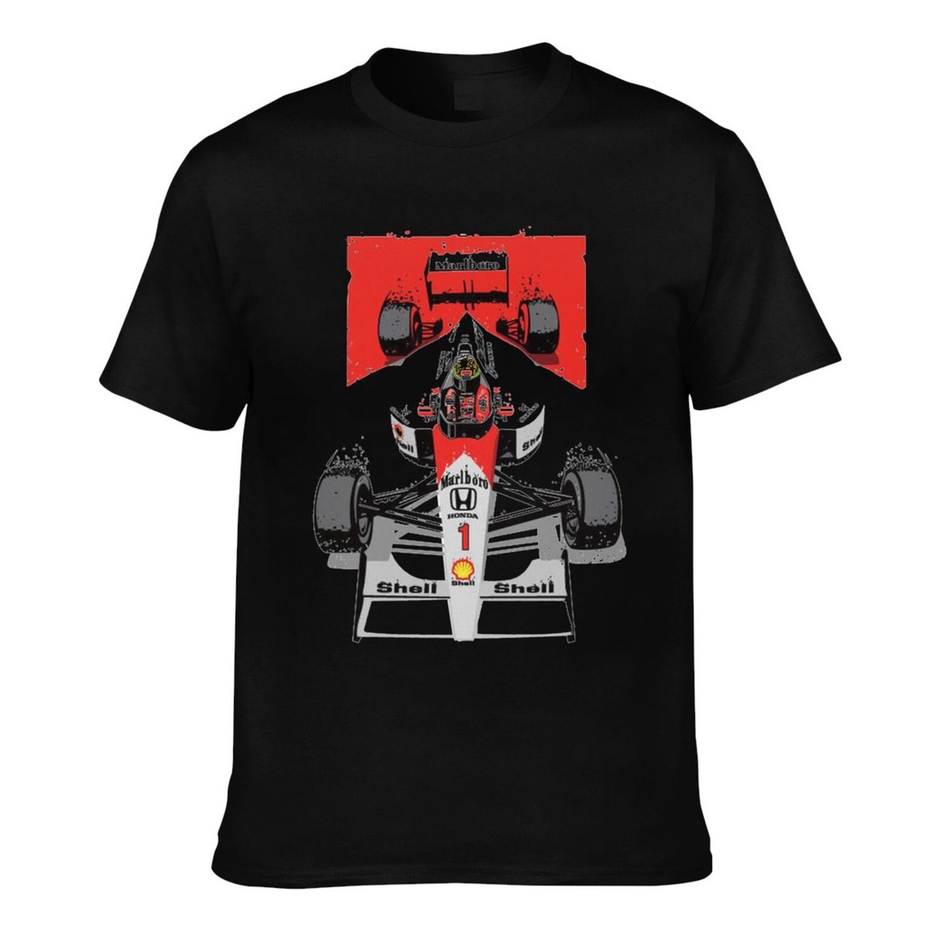 Áo thun nam tay ngắn Ayrton Senna Motorsport Mclaren Car