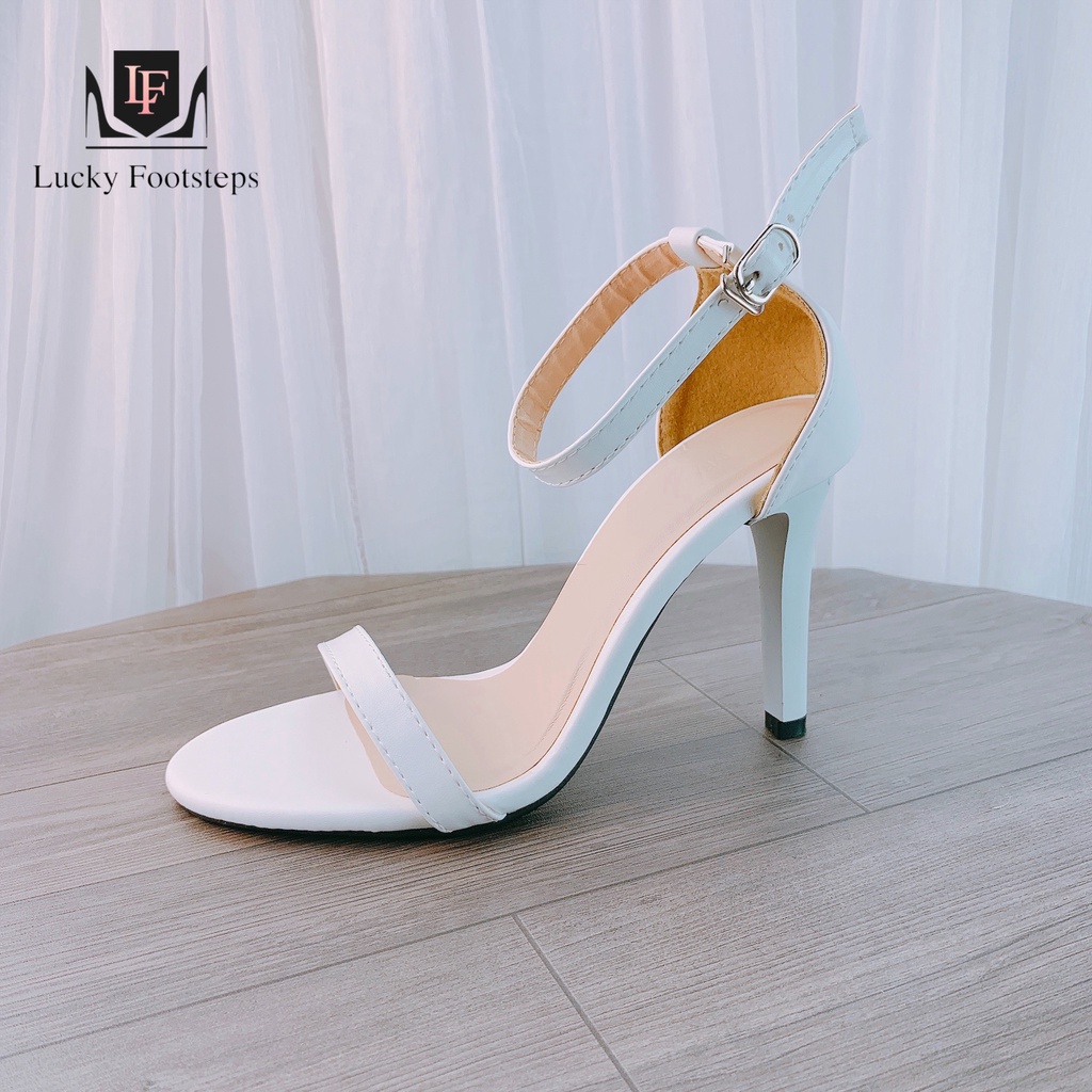 Giày Sandal cao gót Lucky 9cm gót nhọn thời trang - v97