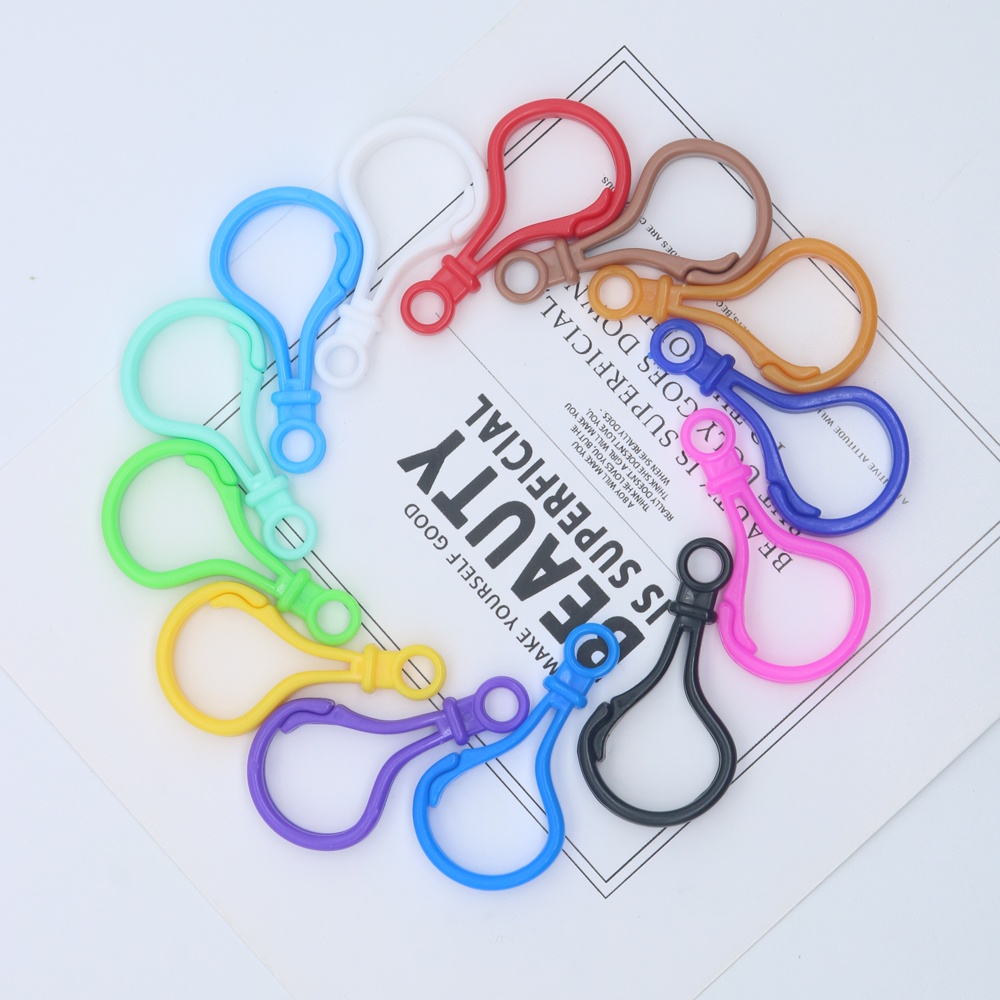 Set 20 Móc Khóa Búp Bê Bằng Nhựa Màu Sắc Ngọt Ngào