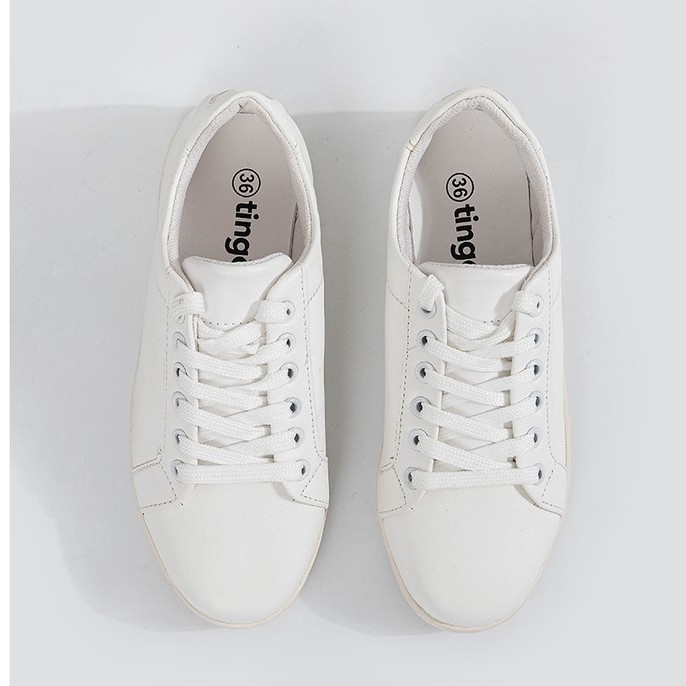 Giày da trắng basic tingoan LISA SNEAKER