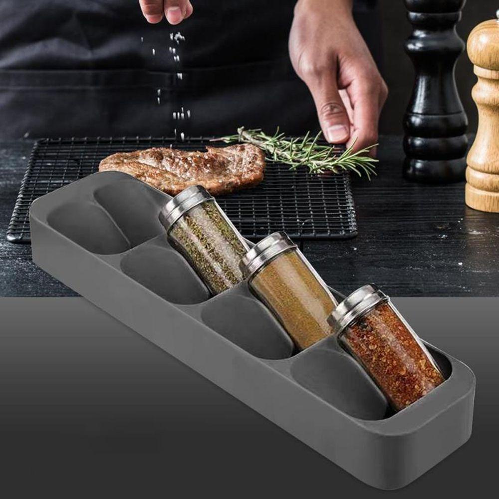 Giá Đỡ Lọ Gia Vị Bằng PP Chất Lượng Cao Gắn Tường Sắp Xếp Gọn Gàng Cho Nhà Bếp